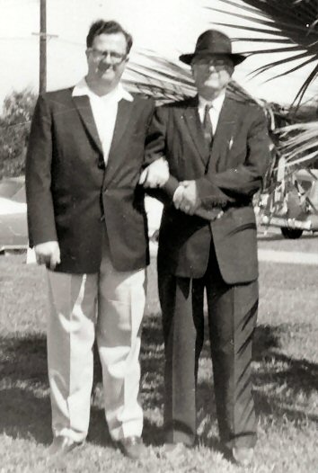 Lawrence with son 1957