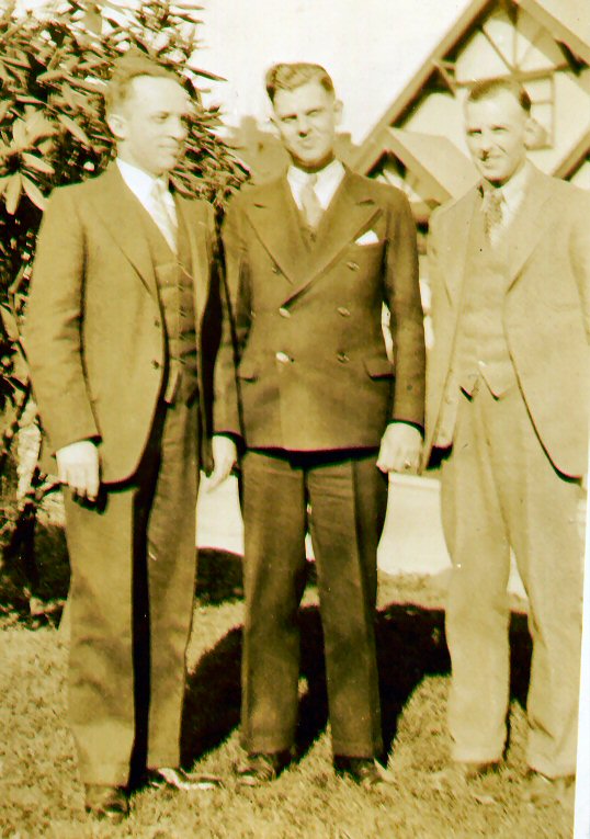 Allan with two men