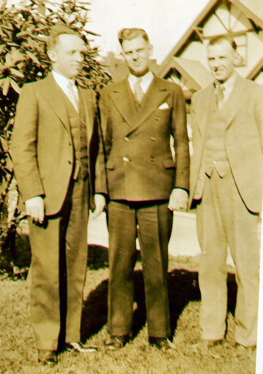 Allan with two men