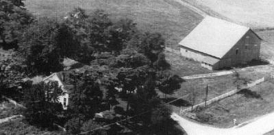 Aerial View of Farm