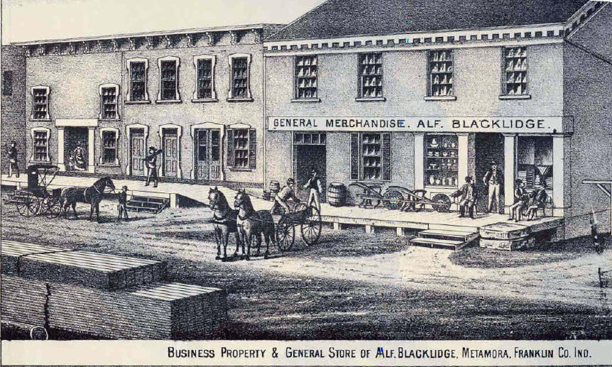 Alfred Blackledge store, 1882