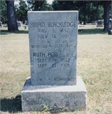 Hiram Blackledge - tombstone