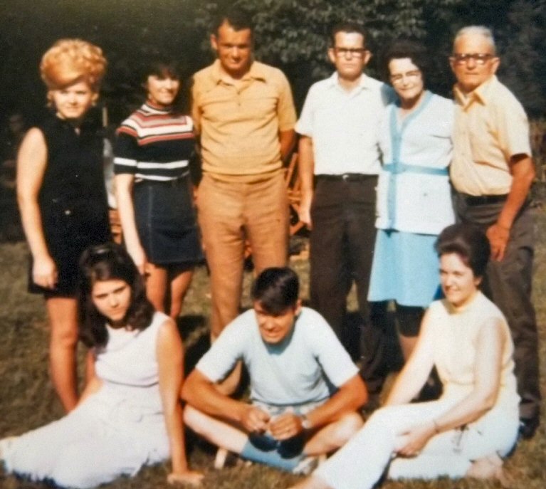 James Cleve Blackledge family, late 60s