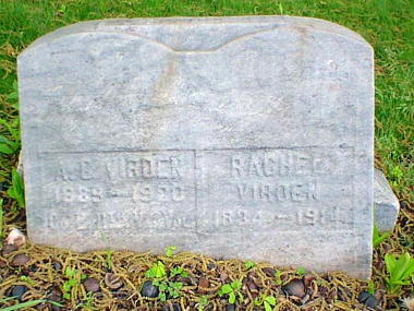 Harlan & Virden tombstone