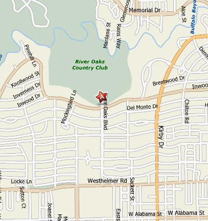 Map - River Oaks Country Club