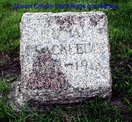 Susan Crispen - tombstone