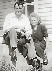 On the porch - Walter D and Doris Marie Inman